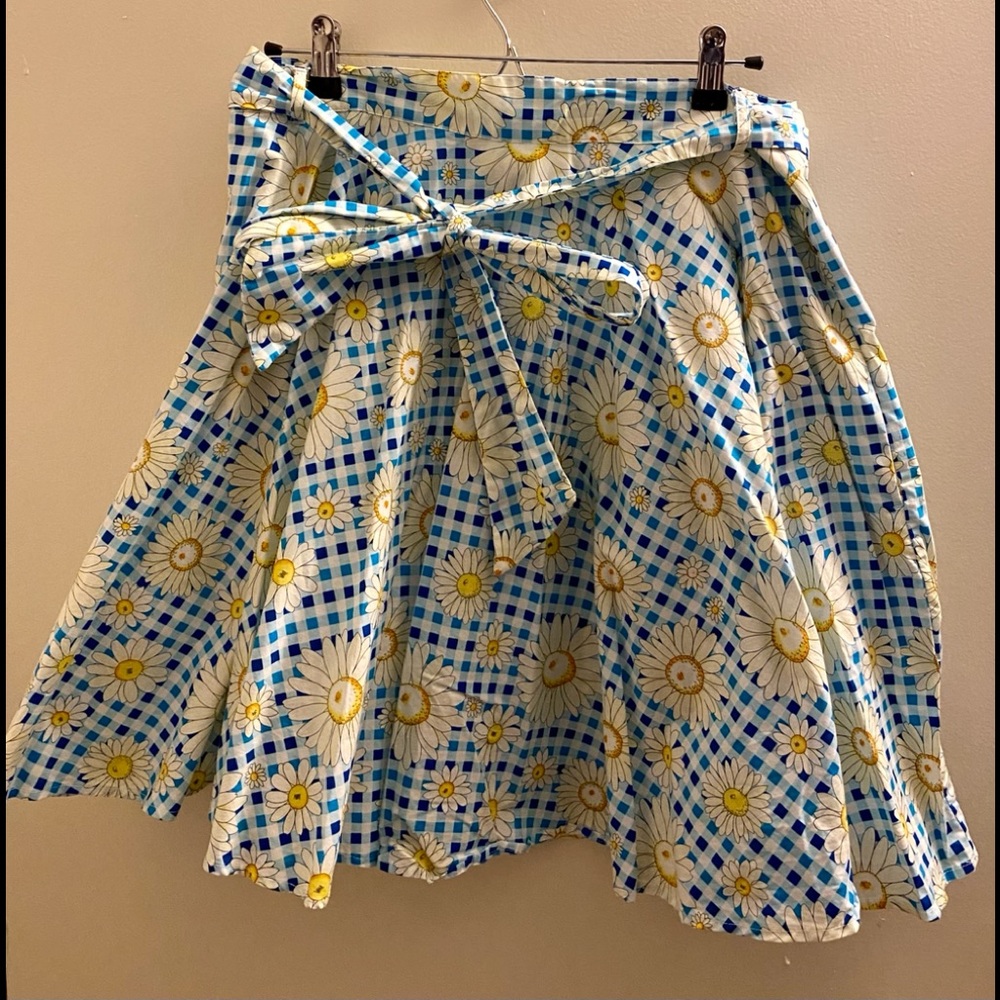 Hell Bunny Daisy Sunshine A-Line Skirt in 2XL